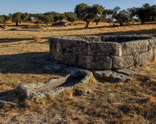 An ancient well in the Dehesa de la Luz, Extremadura, Spain